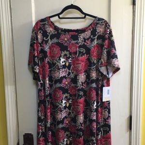 NWT 3X Floral LuLaRoe Carly (Dress) NO POCKET!!